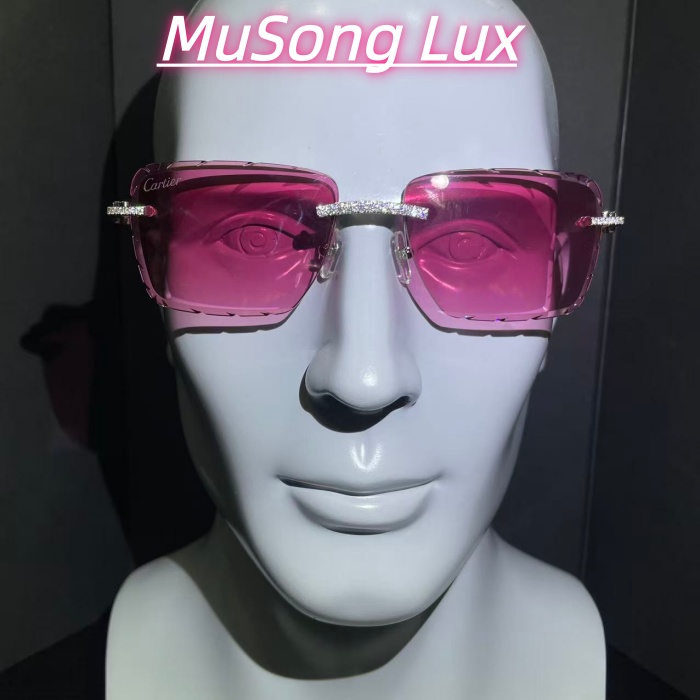 VVS Moissanite Cartier Y luxury glasses
