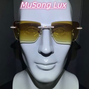 VVS Moissanite Cartier Y luxury glasses