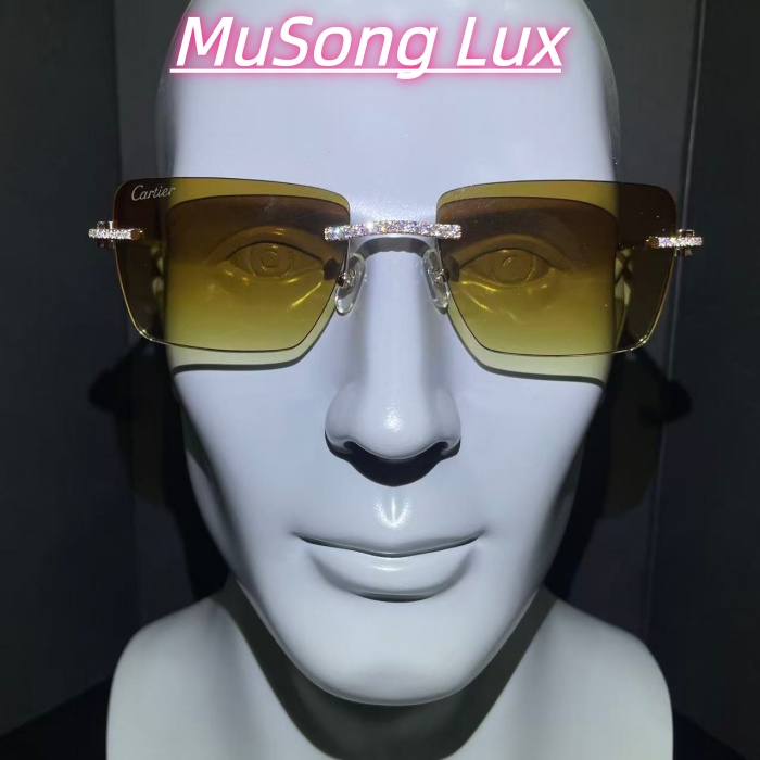 VVS Moissanite Cartier Y luxury glasses