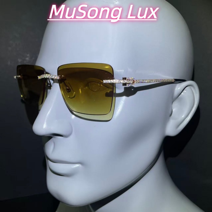 VVS Moissanite Cartier Y luxury glasses