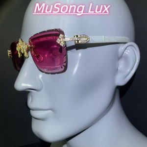 VVS Moissanite Cartier horn cross glasses