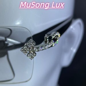 VVS Moissanite Cartier horn cross glasses