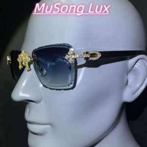 VVS Moissanite Cartier horn cross glasses