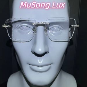VVS Moissanite Cartier horn glasses