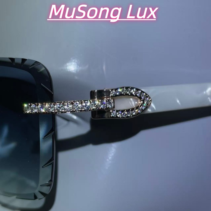 VVS Moissanite Cartier horn glasses