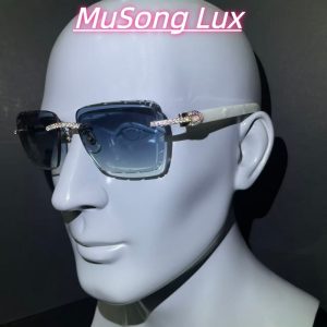 VVS Moissanite Cartier horn glasses