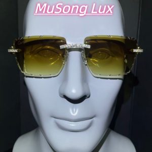 VVS Moissanite Cartier horn glasses