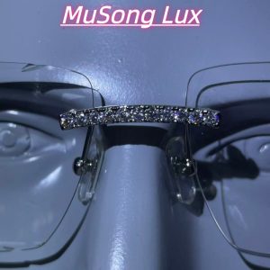 VVS Moissanite Cartier horn glasses