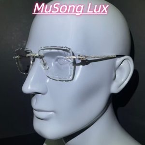 VVS Moissanite Cartier horn glassesvvvv