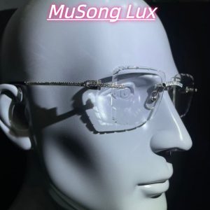 VVS Moissanite Cartier horn glasses