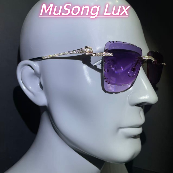 VVS Moissanite Cartier leopard glasses