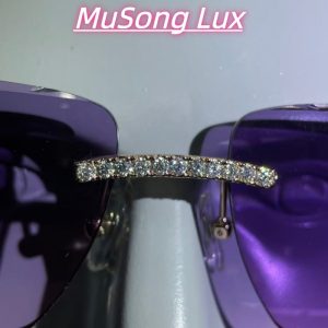 VVS Moissanite Cartier leopard glasses