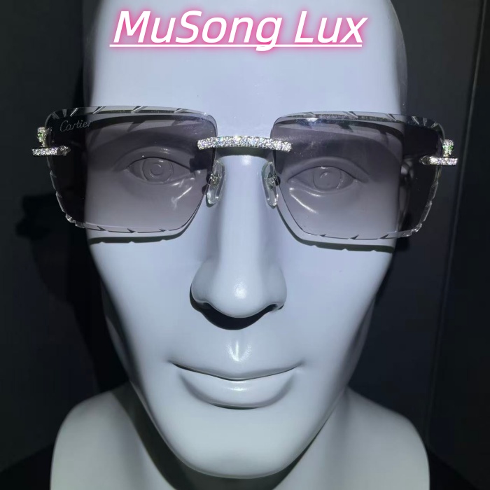 VVS Moissanite Cartier leopard glasses