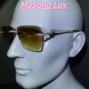 VVS Moissanite Cartier leopard glasses