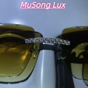 VVS Moissanite Cartier leopard glasses
