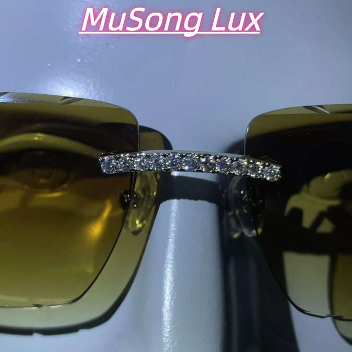 VVS Moissanite Cartier leopard glasses