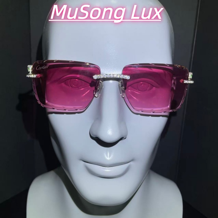 VVS Moissanite Cartier leopard glasses