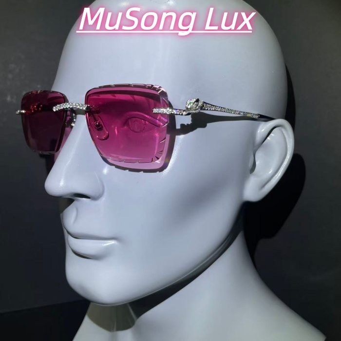 VVS Moissanite Cartier leopard glasses