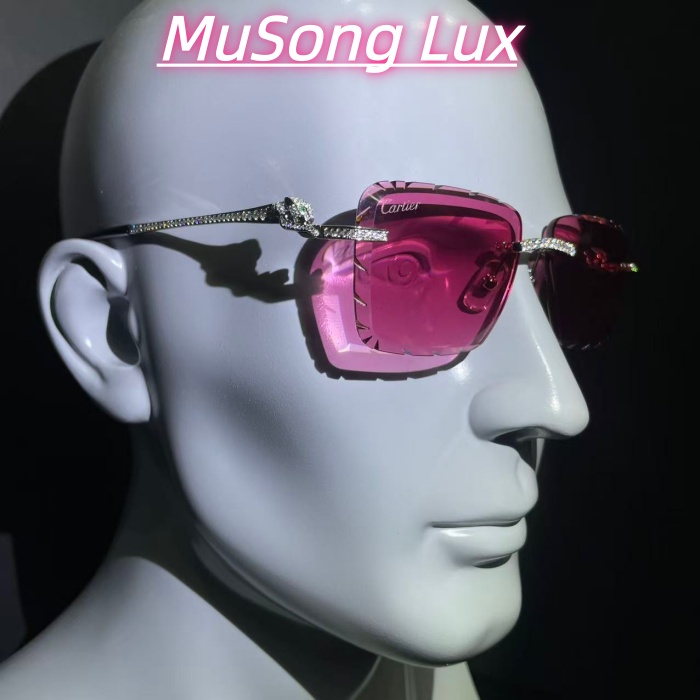 VVS Moissanite Cartier leopard glasses