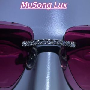VVS Moissanite Cartier leopard glasses