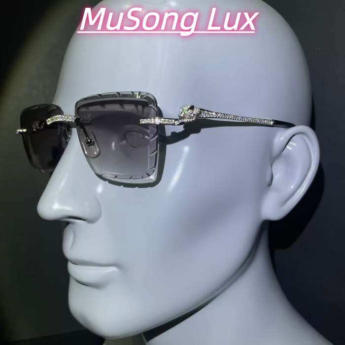 VVS Moissanite Cartier leopard glasses