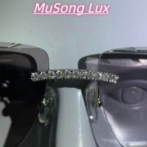 VVS Moissanite Cartier leopard glasses