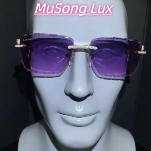 VVS Moissanite Cartier leopard glasses