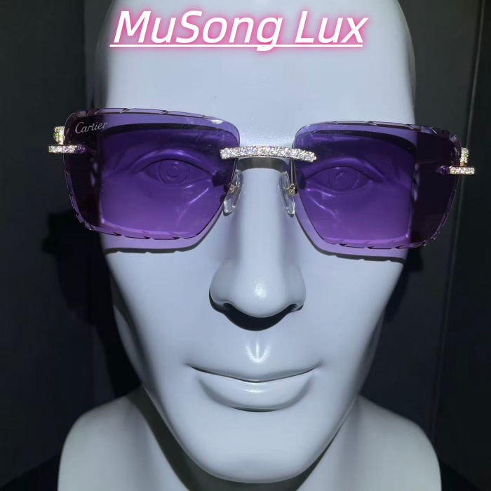 VVS Moissanite Cartier leopard glasses