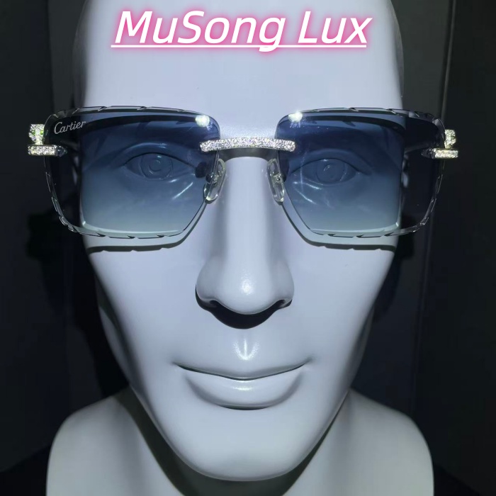 VVS Moissanite Cartier leopard glasses
