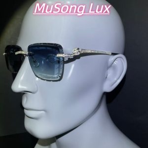 VVS Moissanite Cartier leopard glasses