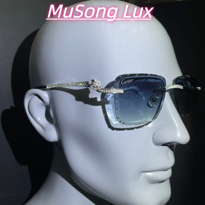 VVS Moissanite Cartier leopard glasses